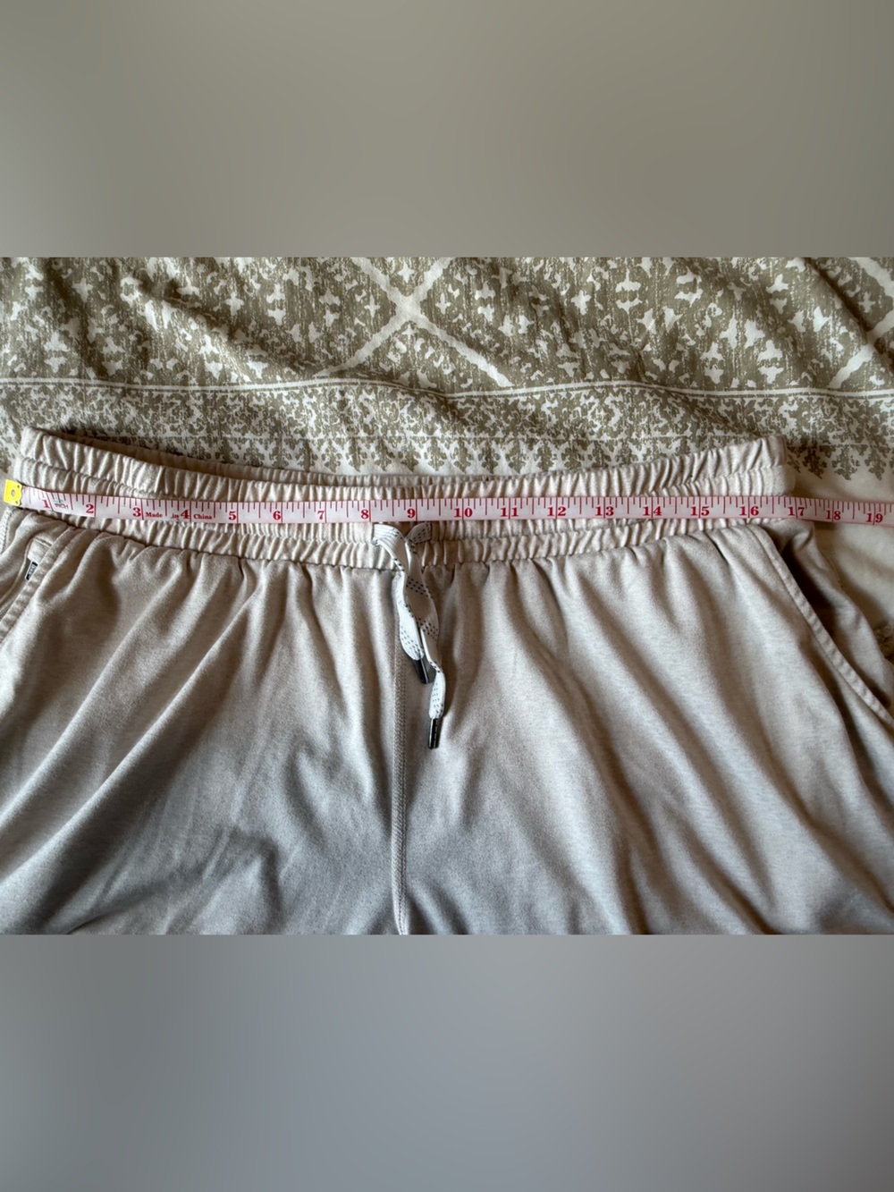 Pacific Trail Beige Drawstring Athletic Shorts Size XL in great condition - Picture 4 of 5
